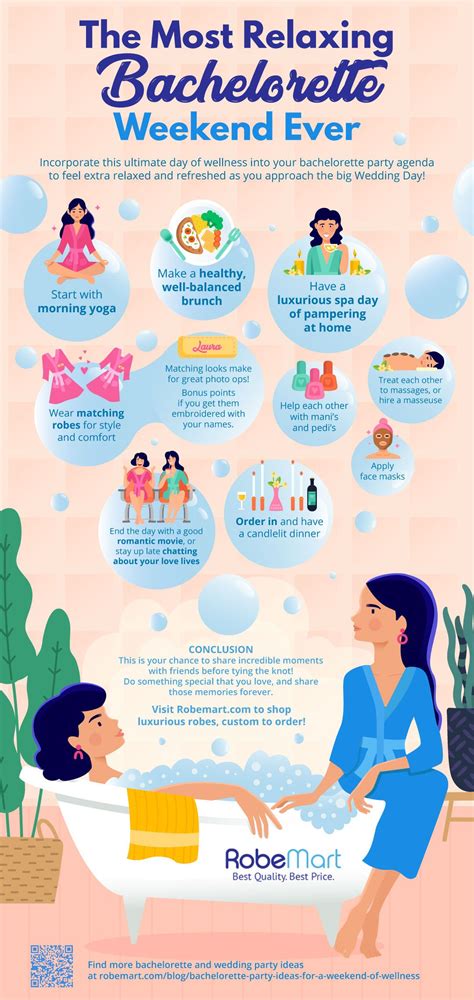 Relaxing Bachelorette Party Ideas [infographic