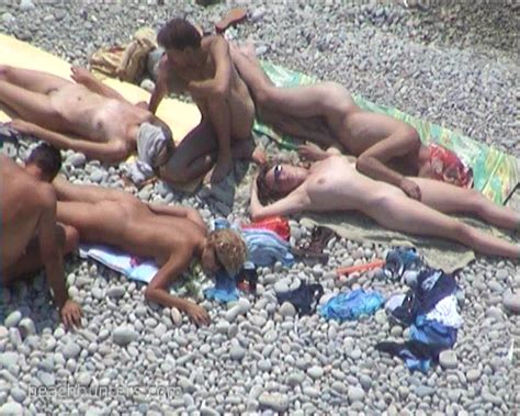 Group Beach Sex With Slender Babes Spotted On Hidden Cam
