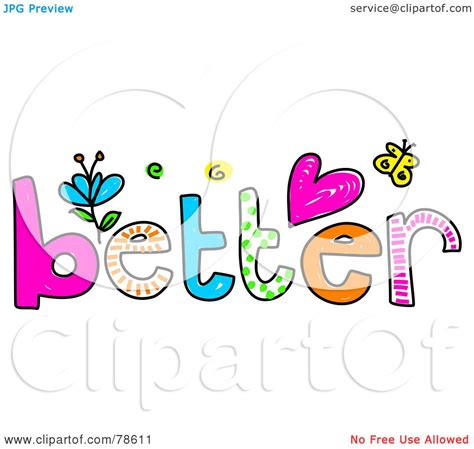 royalty  rf clipart illustration   colorful  word