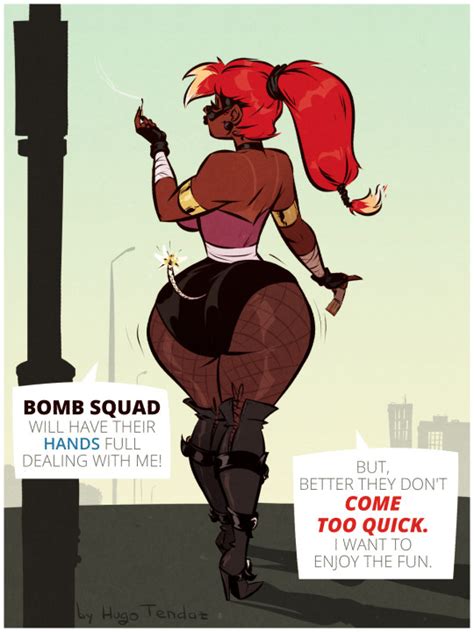Boominatrix Cartoon Pinup Commission By Hugotendaz On