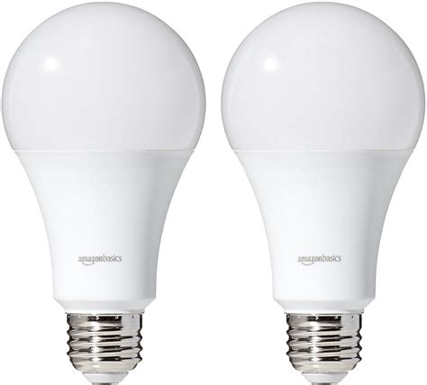 amazonbasics  watt equivalent daylight  dimmable  led light bulb  pack led bulbs