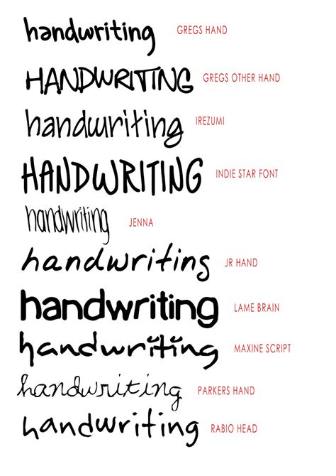 good handwriting fonts images font    handwriting