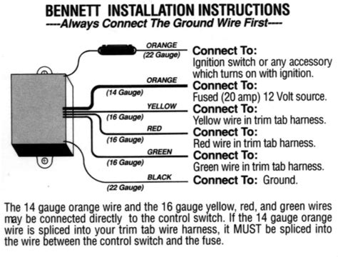 bennett trim tab rocker switch wiring diagram wiring diagram pictures