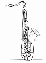 Saxophone Coloring Colorare Sassofono Saxofon Instrument Supercoloring Sax Disegni Saxophon Baritone Saxofone Facil Dessiner Trumpet Saxofón Paintingvalley Zapisano Trombone sketch template