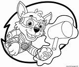 Paw Patrol Pups Rocky Colouring Patrouille Tuck Pat Wasser Xcolorings Pawpatrol Jecolorie sketch template