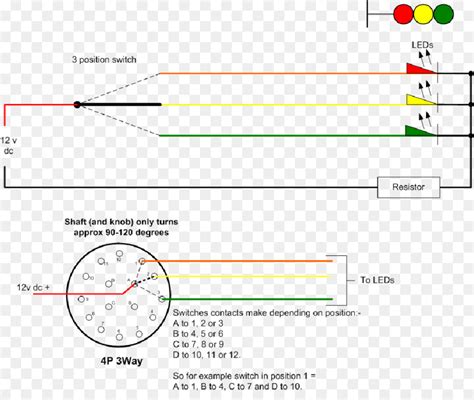 pole   rotary switch wiring diagram   switch wiring diagram