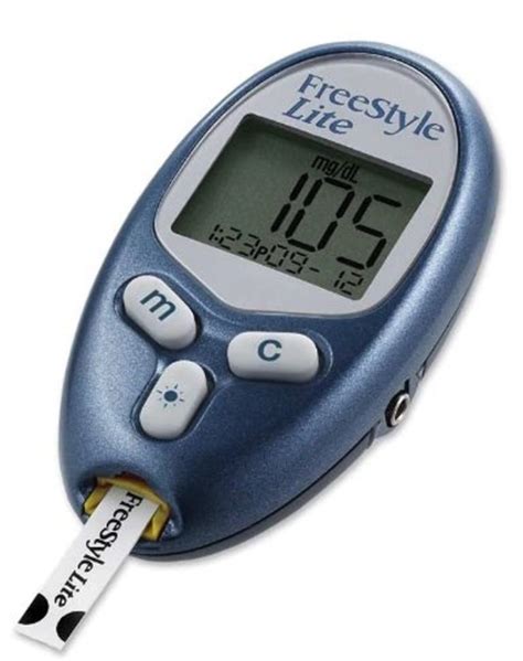 abbott freestyle lite blood glucose meter   diabetic petient
