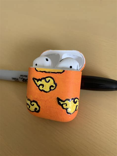 painted  airpods case      turned  rairpods