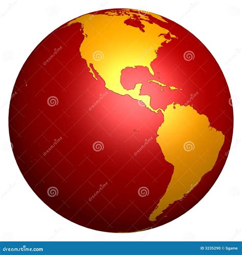 red globe stock illustration illustration  bright exploration