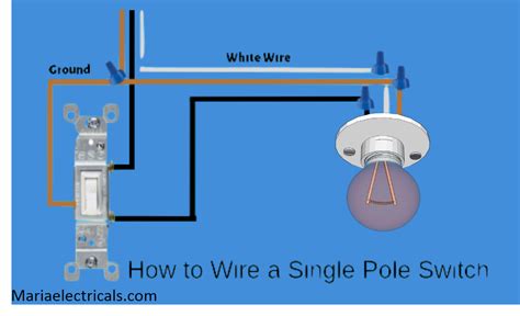 wire  single pole light switch light switch wiring diagrams