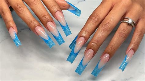 water nails trend brings mermaidcore   manicure