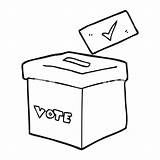 Drawing Voting Box Ballot Cartoon Drawn Clipartmag sketch template