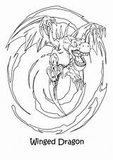 Coloring Yu Gi Oh Pages Winged Dragon Yugioh Monsters Print Kids Slifer Sky Hellokids Printable Color Time Manga Among Fans sketch template