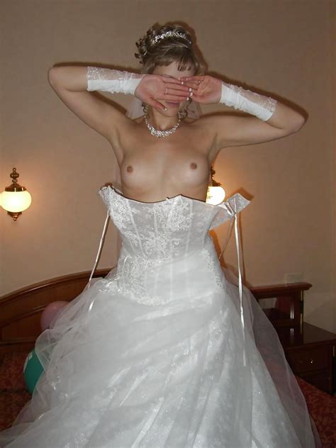 Wedding Pictures Of Bride In Lingerie Upskirt Topless 86