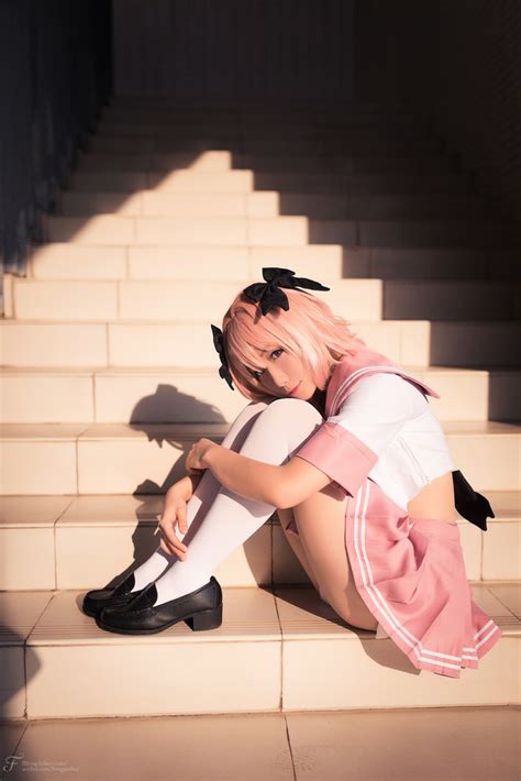 astolfo seifuku cosplay overwhelmingly pink sankaku complex