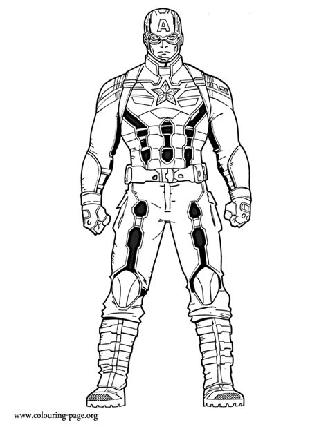 captain america coloring pages    print