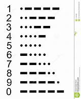 Morse Morsealphabet Buchstaben Numeros Codigo Numero Numret Preparedness Zeichen Numéro Stockafbeelding Código Geheimschriften sketch template