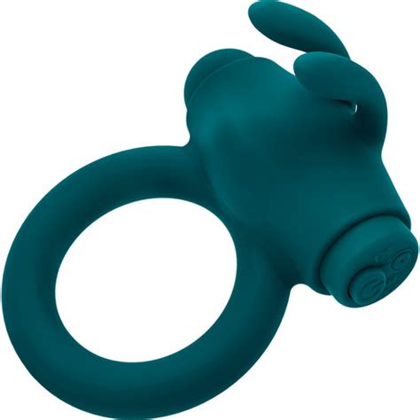 silicone rechargeable passion enhancer vibrating cock ring by calexotics