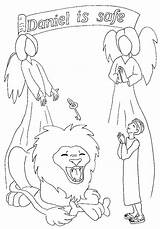 Daniel Coloring Den Lions Pages Lion Fueling Christian Life sketch template