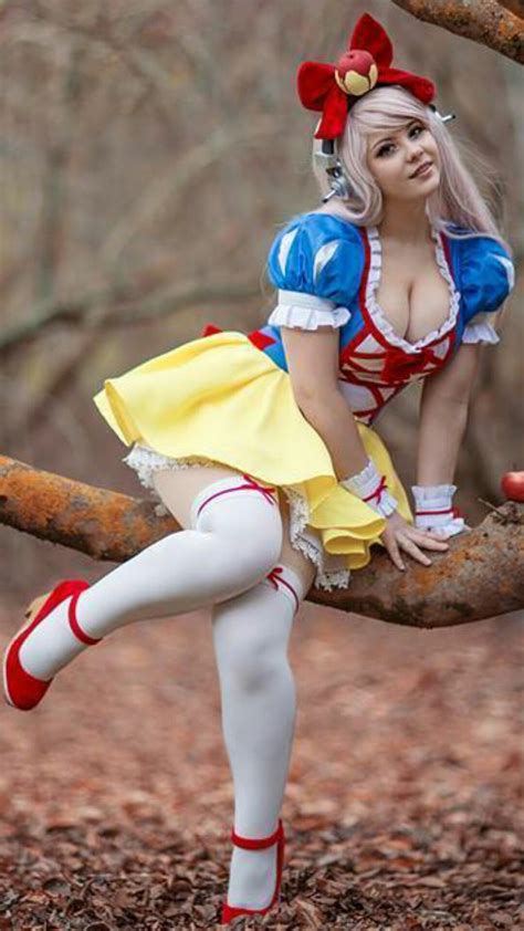 Blonde Snow White Cosplay Mulheres Fantasia Animes Feminino Mulheres