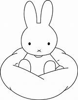 Miffy Holding Coloringpages101 sketch template