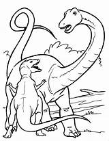 Dinosaurs Coloring4free Coloringbay sketch template