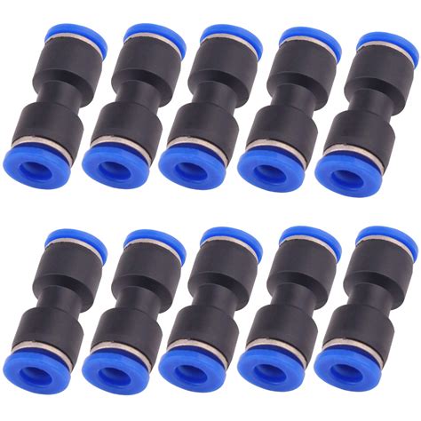 buy quick connect fittings mm  pack plastic push  connect fittings tube straight connect