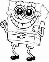 Spongebob Easy Drawing Bob Pages Sponge Kids Colouring Clipartmag sketch template