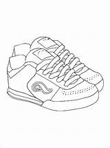 Coloring Sneaker Nike Pages Shoe Tennis Shoes Kleurplaat Sheets Printable Color Sportschoenen Kleurplaten Colouring Kleding Getcolorings Getdrawings Mooie Print Drawing sketch template