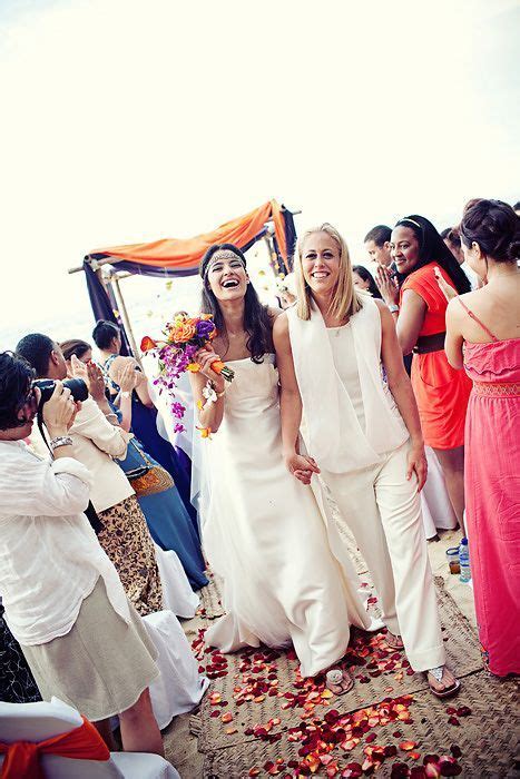 lesbian wedding outfits lesbian wedding attire lesbian beach wedding