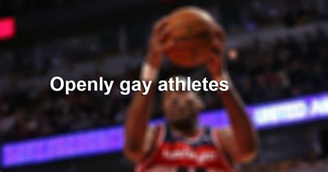 openly gay professional athletes