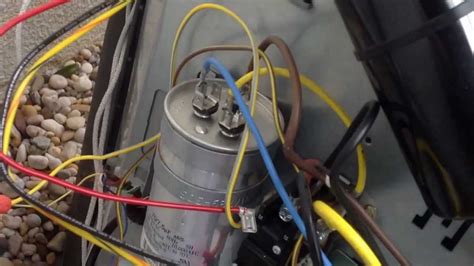 motor run capacitor wiring