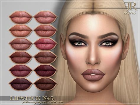 frs lipstick   fashionroyaltysims  tsr sims  updates
