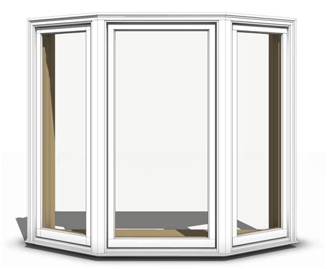 windows revit  custom wood clad wood bay casement window bimsmith market