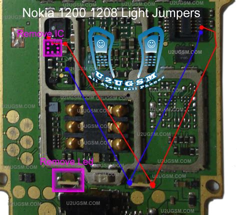 nokia  light problem solution  light ic  jumpers