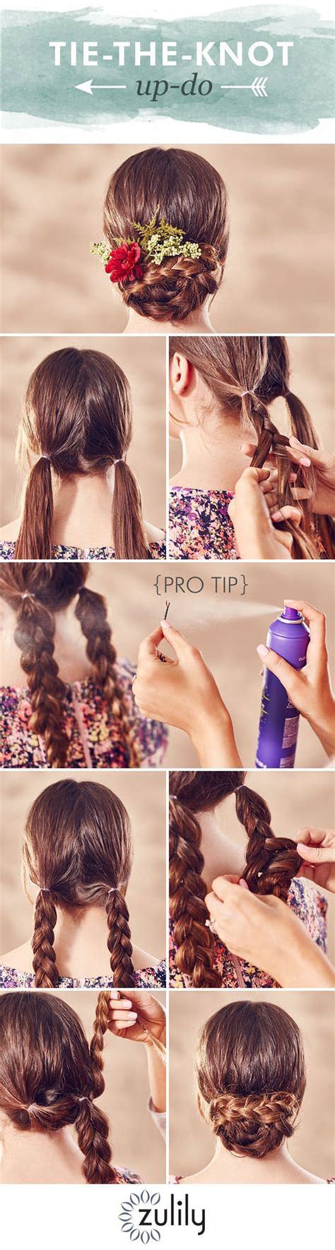 easy step  step summer hairstyle tutorials  beginners