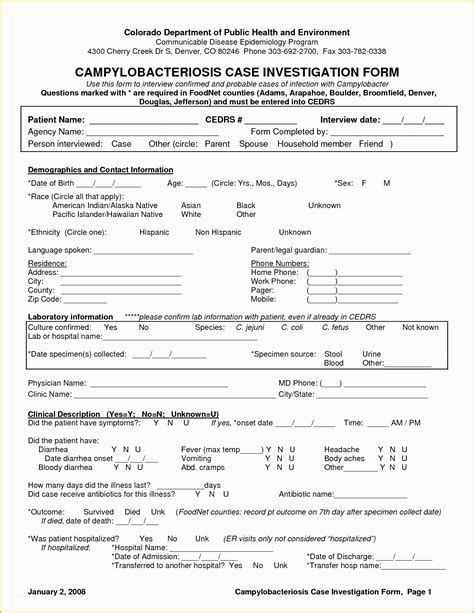 medical discharge forms templates      printable