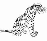 Shere Khan Coloring Pages Colouring Jungle Book Choose Board sketch template