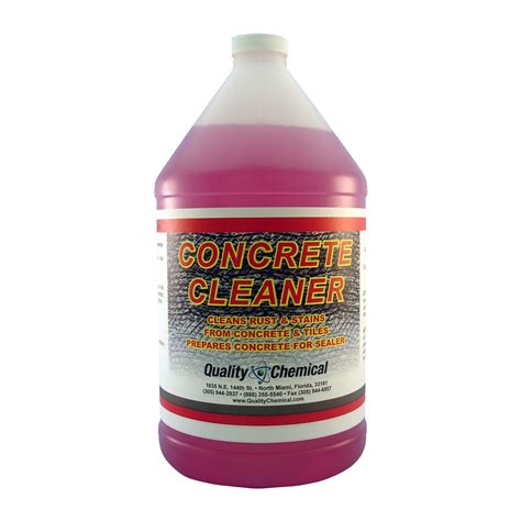 quality chemical company concrete cleaners