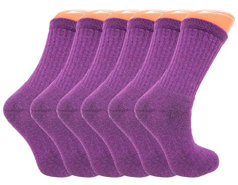 Cotton Crew Socks For Women Made In Usa Smooth Toe Seam Socks 9 11