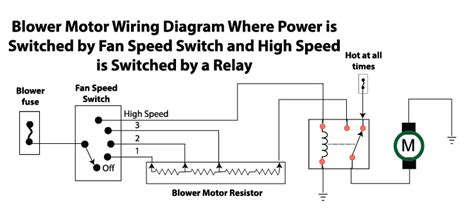 blower motor  wire condenser fan motor wiring diagram