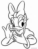 Daisy Duck Coloring Pages Donald Face Disney Printable Print Colouring Drawing Cartoon Ducks Characters Baby Book Gossip Sheets Gossipping Clip sketch template
