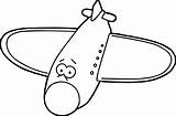 Airplane Coloring Cartoon Comic Drawings Pages Clipartmag Wecoloringpage sketch template