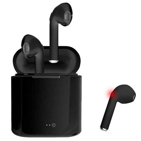 mini earphone airpods bluetooth   charging case  tws black jakartanotebookcom