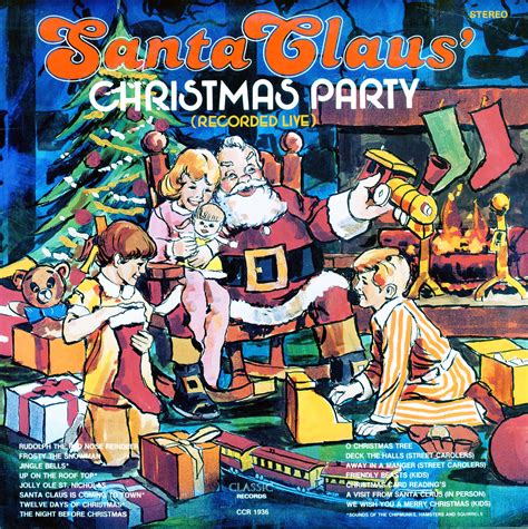 santa claus christmas party recorded  ccr christmas lps