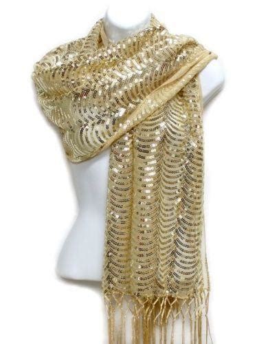metallic gold scarf scarves wraps ebay