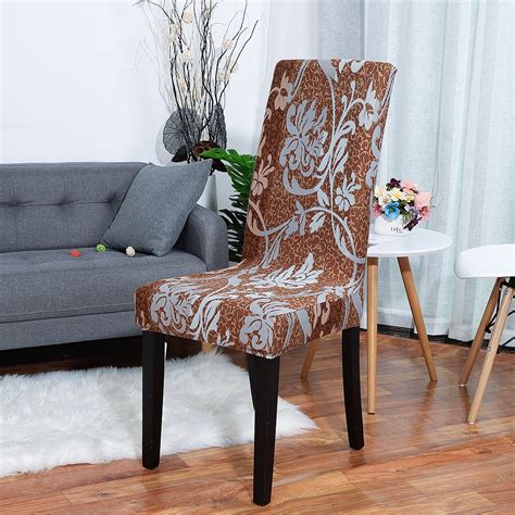 pcs pattern dining chair cover stretch bar stool slipcover kitchen