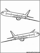 Coloring Pages A380 Airbus Boeing Template sketch template