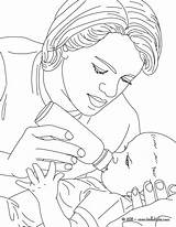 Coloring Baby Nurse Pages Feeding Bottle Born Pediatric Drawing Color Kids Print Book Colouring Hellokids Visit sketch template