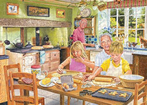 day with grandma and grandpa 2x500pc adult puzzles puzzles